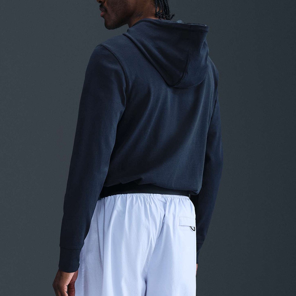 Nike Golf Pullover - NSW Knitted Club Fleece Hoodie - Obsidian FA25
