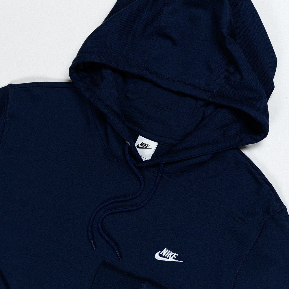 Nike Golf Pullover - NSW Knitted Club Fleece Hoodie - Obsidian FA25