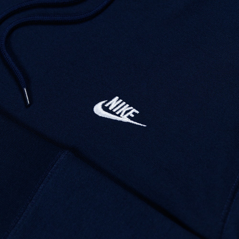 Nike Golf Pullover - NSW Knitted Club Fleece Hoodie - Obsidian FA25