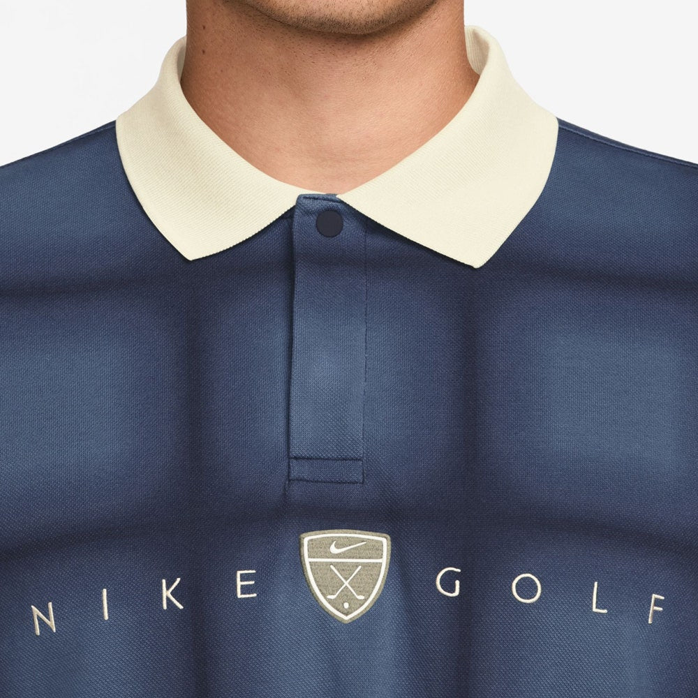 Nike Golf Shirt - NK DF Fairway Fresh LS Polo - Midnight Navy SU26