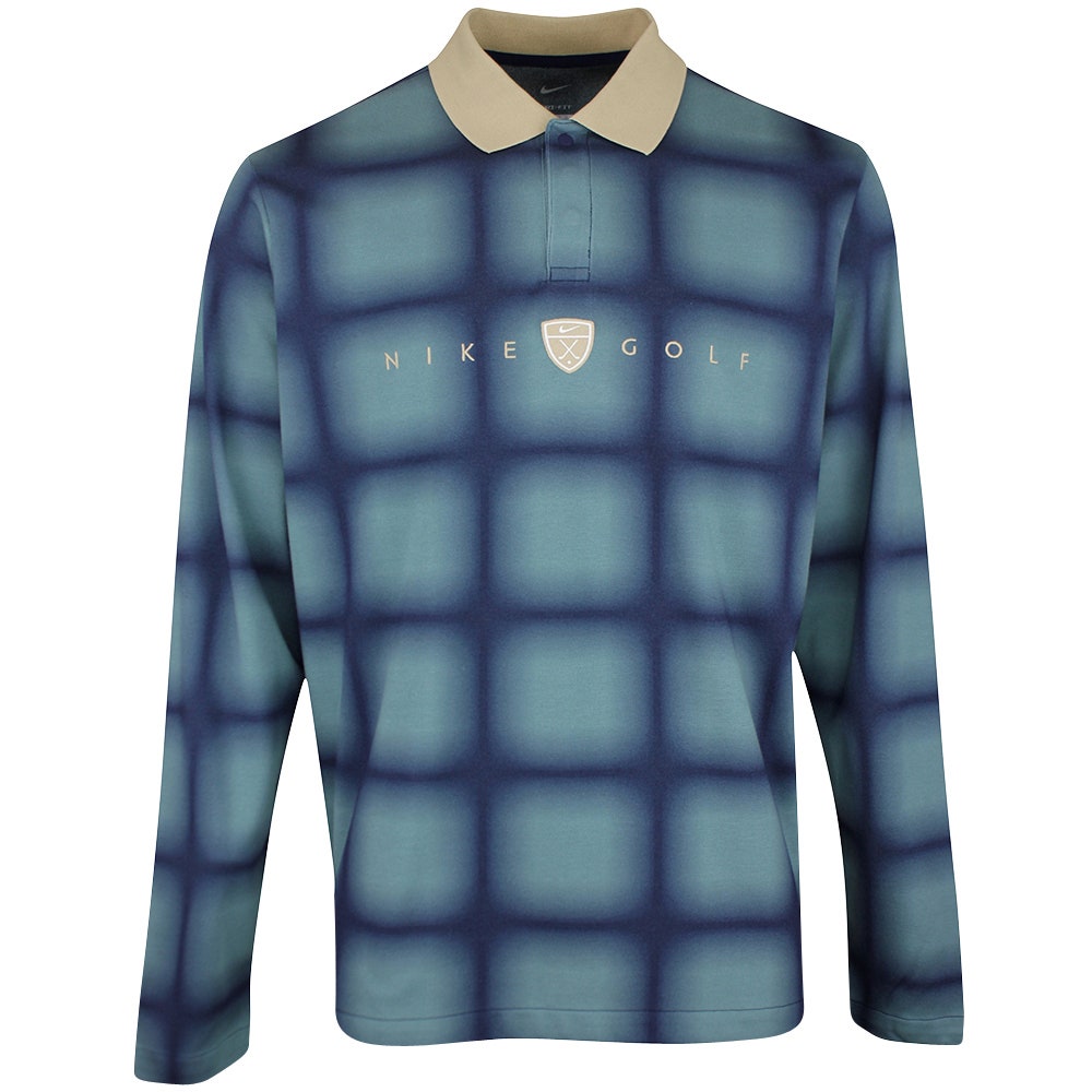 Nike Golf Shirt - NK DF Fairway Fresh LS Polo - Mineral Slate SP26