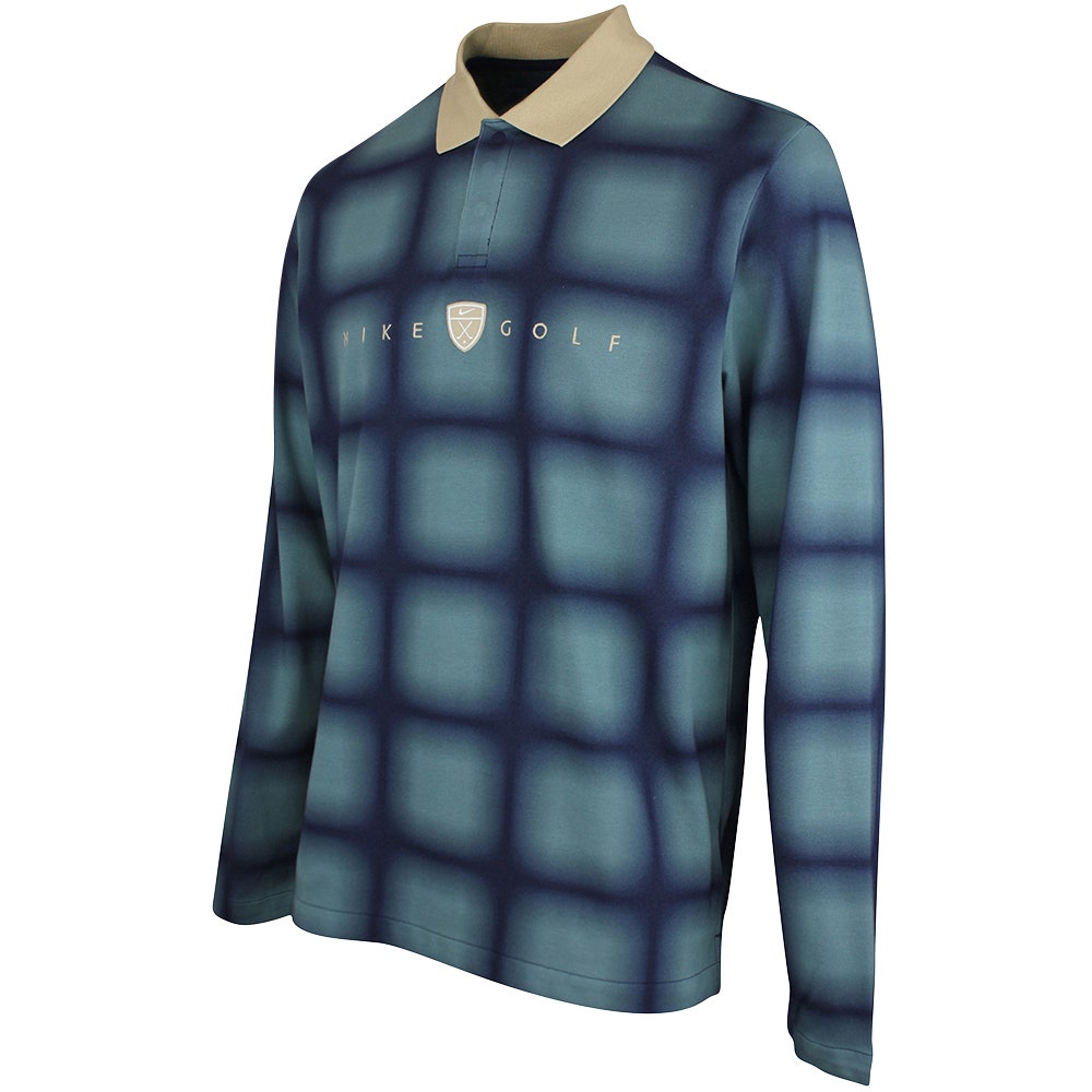 Nike Golf Shirt - NK DF Fairway Fresh LS Polo - Mineral Slate SP26