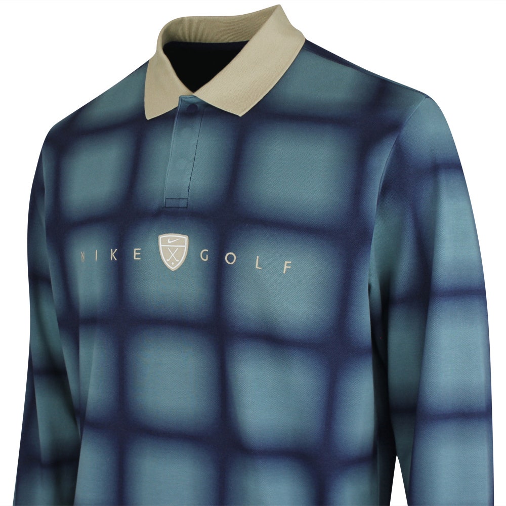 Nike Golf Shirt - NK DF Fairway Fresh LS Polo - Mineral Slate SP26