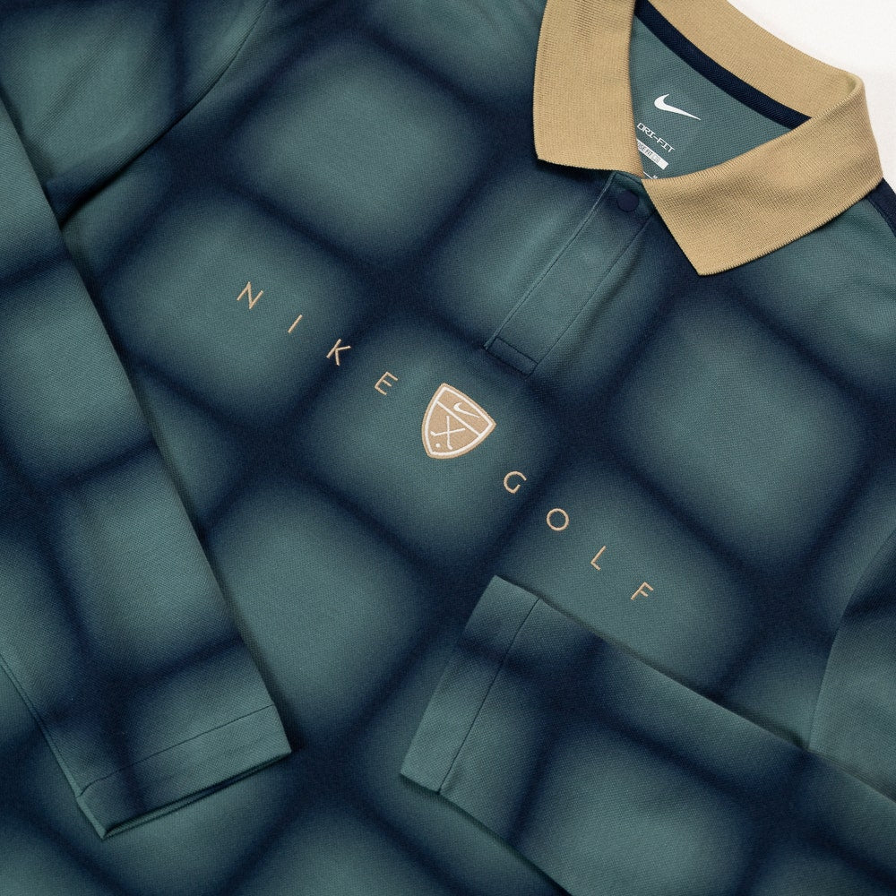 Nike Golf Shirt - NK DF Fairway Fresh LS Polo - Mineral Slate SP26