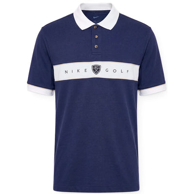 Nike Golf Shirt - NK DF Fairway Fresh Pique Polo - College Navy HO26