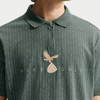 Nike Golf Shirt - NK DF Fairway Fresh QZ Polo - Camo Green FA26