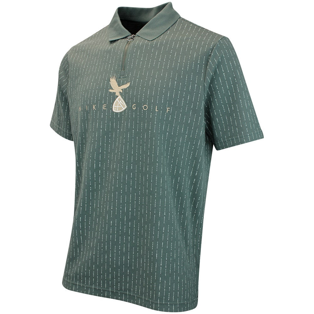Nike Golf Shirt - NK DF Fairway Fresh QZ Polo - Camo Green FA26