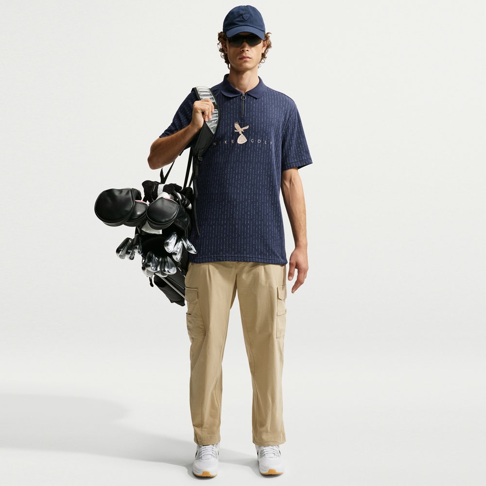 Nike Golf Shirt - NK DF Fairway Fresh QZ Polo - College Navy FA26