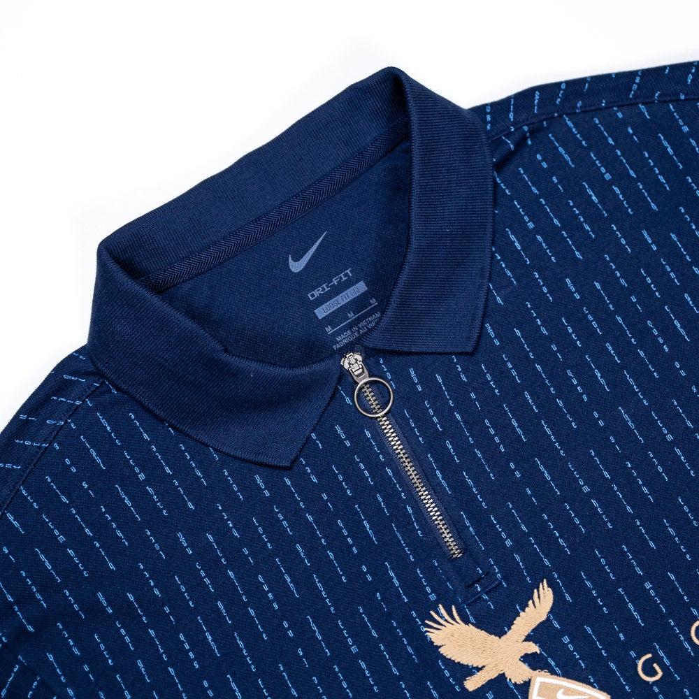 Nike Golf Shirt - NK DF Fairway Fresh QZ Polo - College Navy FA26