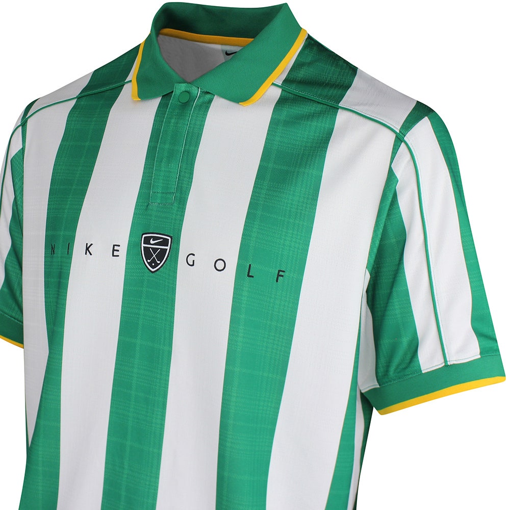 Nike Golf Shirt - NK DF Fairway Fresh Stripe Polo - Malachite SP26