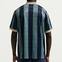 Nike Golf Shirt - NK DF Fairway Fresh Stripe Polo - Mineral Slate SP26