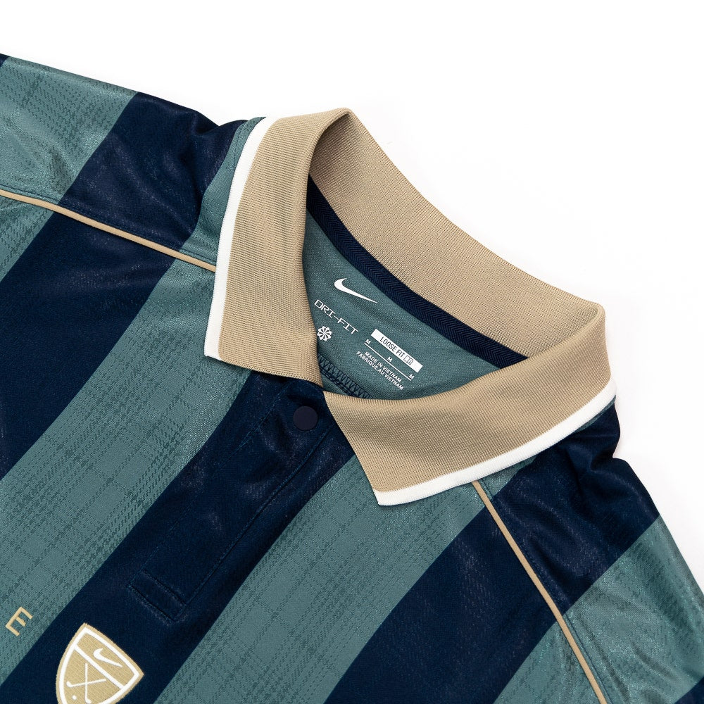 Nike Golf Shirt - NK DF Fairway Fresh Stripe Polo - Mineral Slate SP26