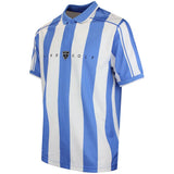 Nike Golf Shirt - NK DF Fairway Fresh Stripe Polo - Pacific Blue SU26