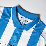 Nike Golf Shirt - NK DF Fairway Fresh Stripe Polo - Pacific Blue SU26