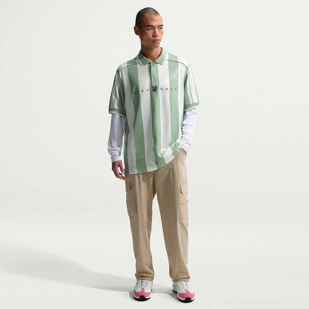 Nike Golf Shirt - NK DF Fairway Fresh Stripe Polo - Steam SP26