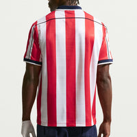 Nike Golf Shirt - NK DF Fairway Fresh Stripe Polo - Uni. Red SU26
