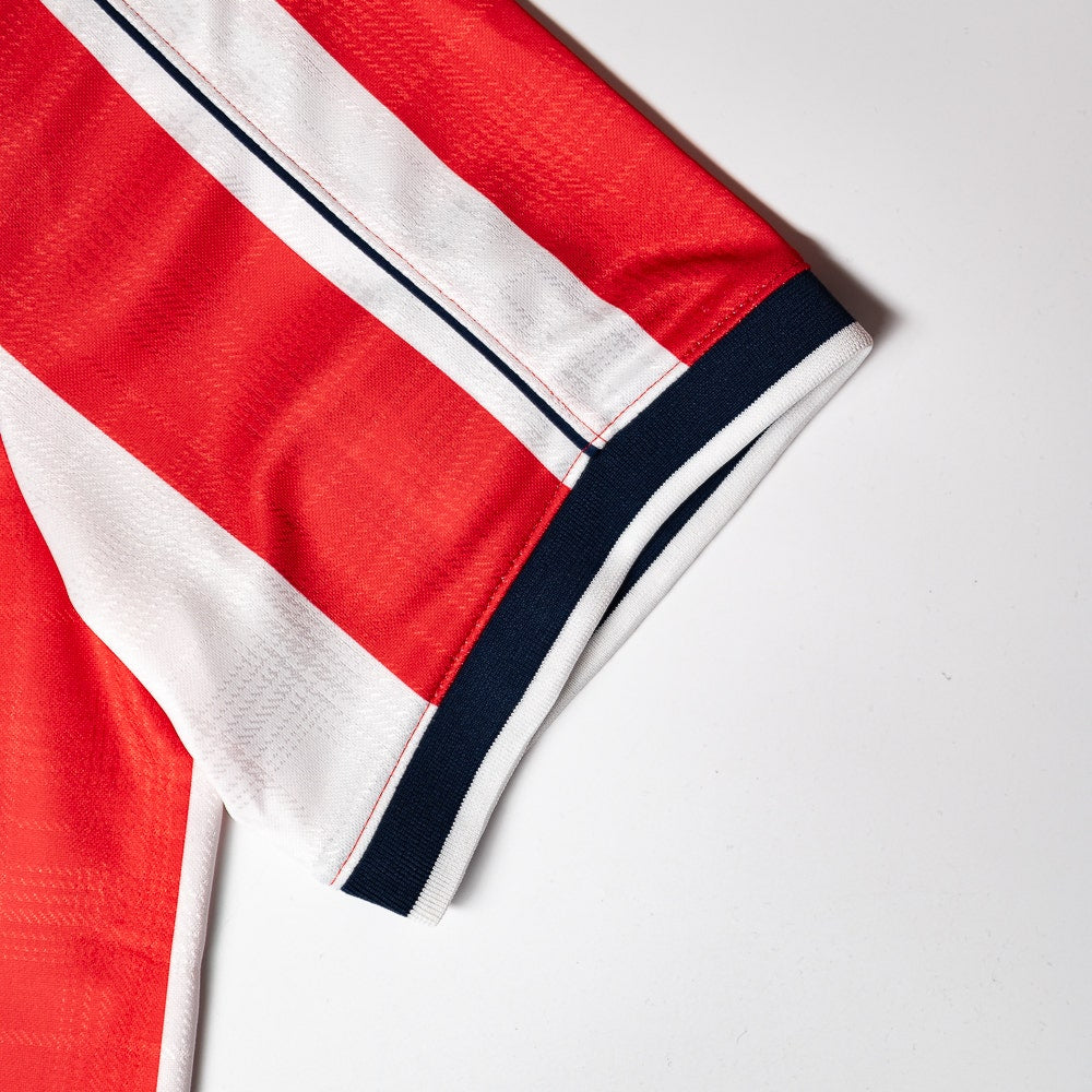 Nike Golf Shirt - NK DF Fairway Fresh Stripe Polo - Uni. Red SU26