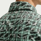Nike Golf Shirt - NK DF Par 5 Camo Tartan Polo - Camo Green FA26