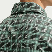 Nike Golf Shirt - NK DF Par 5 Camo Tartan Polo - Camo Green FA26