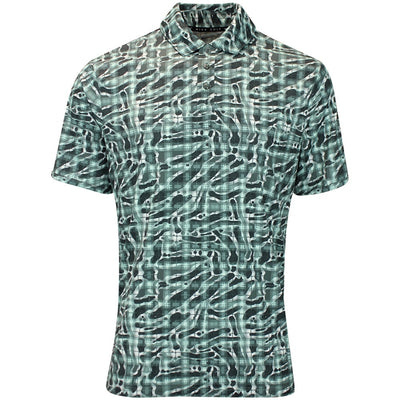 Nike Golf Shirt - NK DF Par 5 Camo Tartan Polo - Camo Green FA26