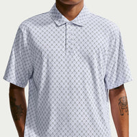 Nike Golf Shirt - NK DF Par 5 Club Print Polo - Football Grey SU26