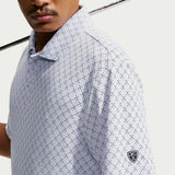 Nike Golf Shirt - NK DF Par 5 Club Print Polo - Football Grey SU26