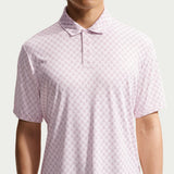 Nike Golf Shirt - NK DF Par 5 Club Print Polo - Pearl Pink SU26