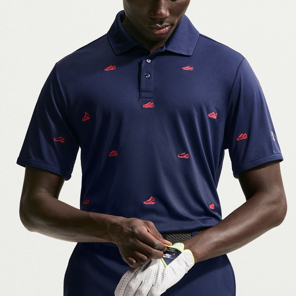 Nike Golf Shirt - NK DF Par 5 Embroidered Polo - College Navy SU26