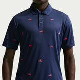 Nike Golf Shirt - NK DF Par 5 Embroidered Polo - College Navy SU26