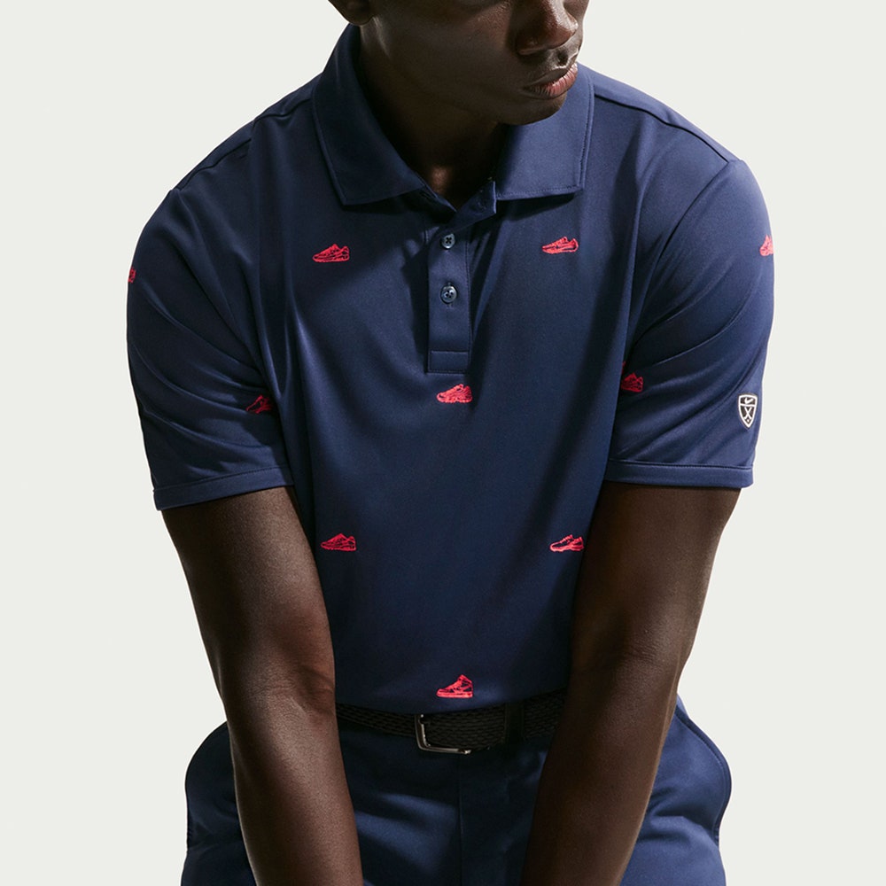 Nike Golf Shirt - NK DF Par 5 Embroidered Polo - College Navy SU26