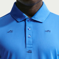 Nike Golf Shirt - NK DF Par 5 Embroidered Polo - Pacific Blue SU26