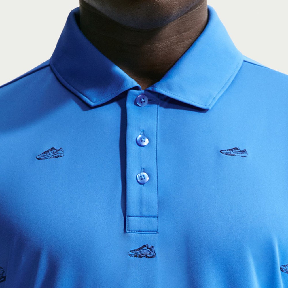 Nike Golf Shirt - NK DF Par 5 Embroidered Polo - Pacific Blue SU26