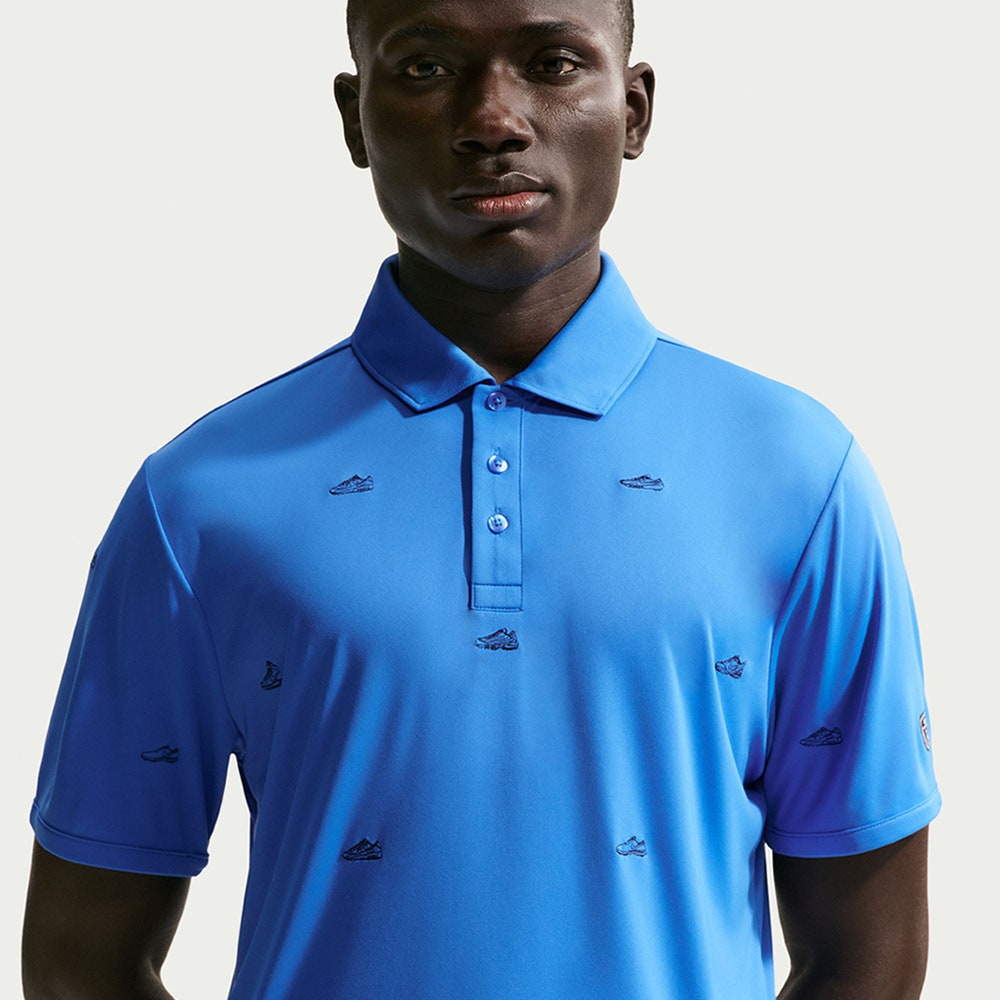 Nike Golf Shirt - NK DF Par 5 Embroidered Polo - Pacific Blue SU26