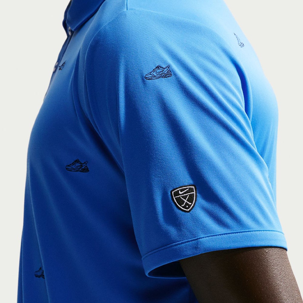 Nike Golf Shirt - NK DF Par 5 Embroidered Polo - Pacific Blue SU26