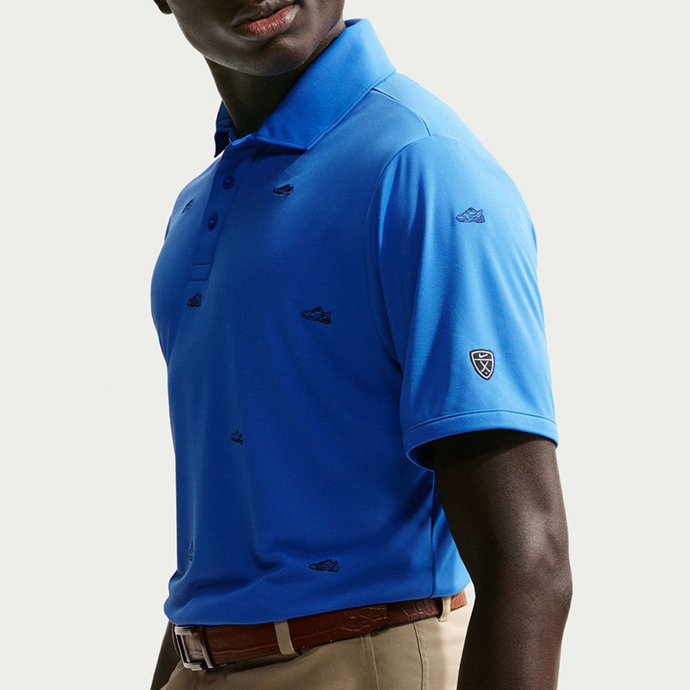 Nike Golf Shirt - NK DF Par 5 Embroidered Polo - Pacific Blue SU26