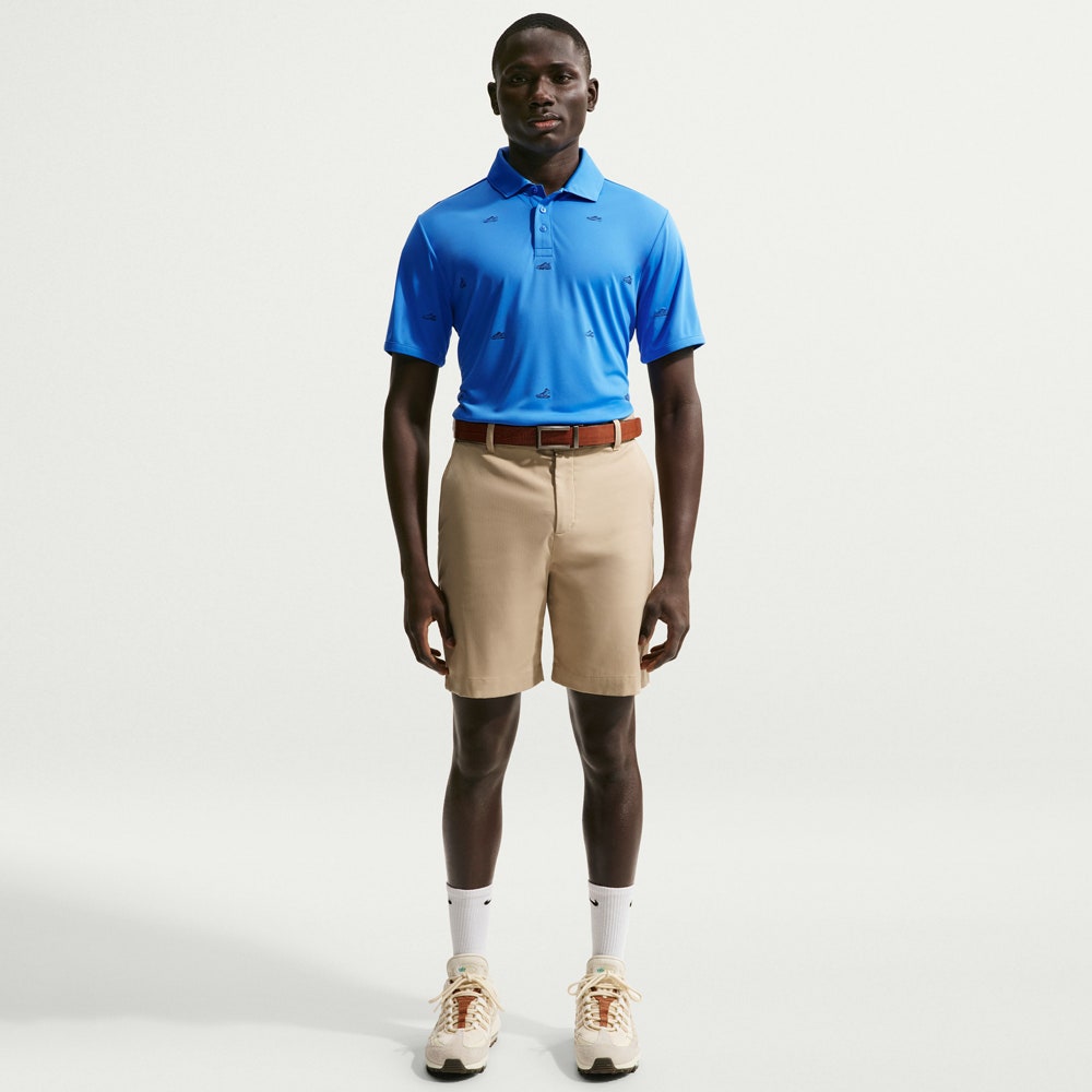Nike Golf Shirt - NK DF Par 5 Embroidered Polo - Pacific Blue SU26