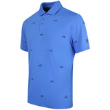 Nike Golf Shirt - NK DF Par 5 Embroidered Polo - Pacific Blue SU26