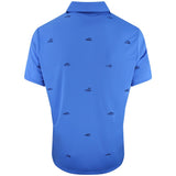 Nike Golf Shirt - NK DF Par 5 Embroidered Polo - Pacific Blue SU26