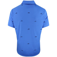 Nike Golf Shirt - NK DF Par 5 Embroidered Polo - Pacific Blue SU26