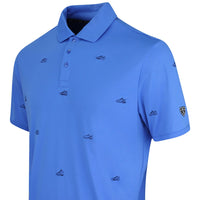 Nike Golf Shirt - NK DF Par 5 Embroidered Polo - Pacific Blue SU26