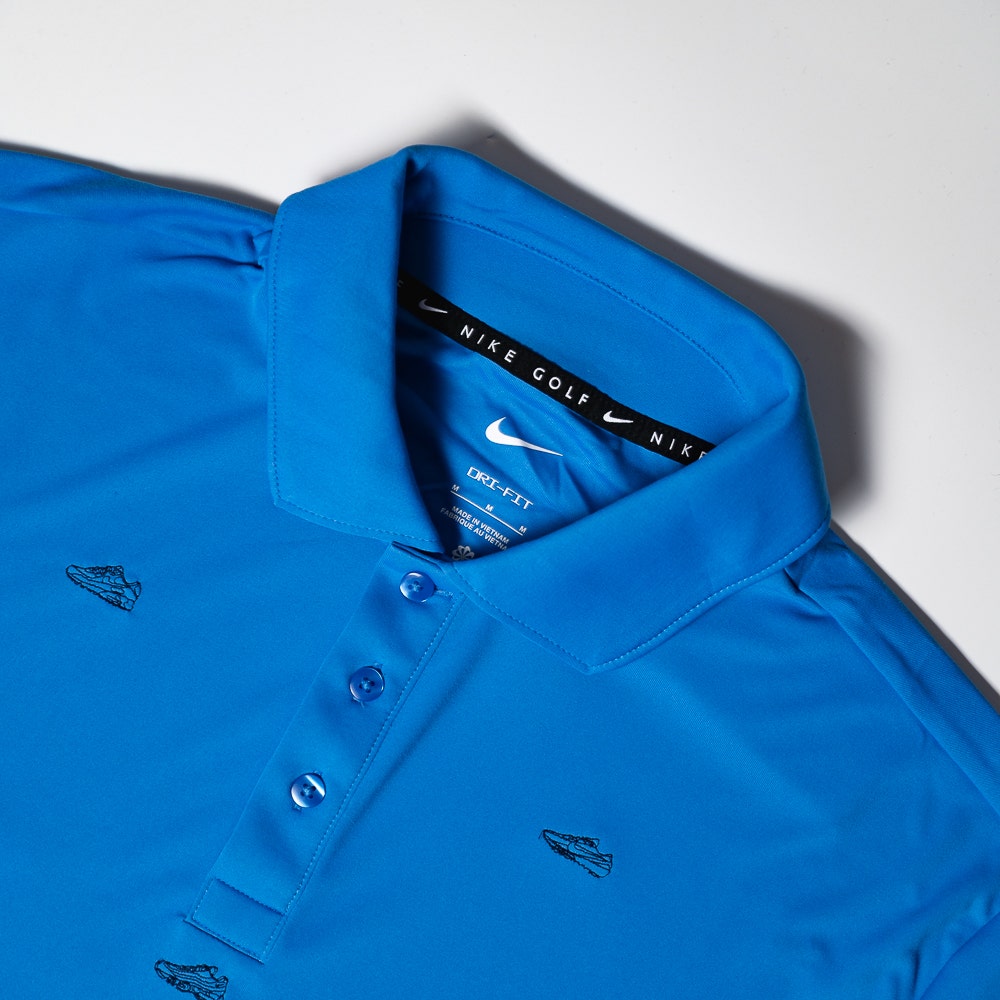 Nike Golf Shirt - NK DF Par 5 Embroidered Polo - Pacific Blue SU26