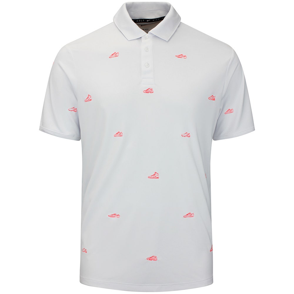 Nike Golf Shirt - NK DF Par 5 Embroidered Polo - White SU26