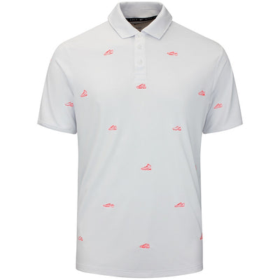 Nike Golf Shirt - NK DF Par 5 Embroidered Polo - White SU26