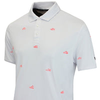 Nike Golf Shirt - NK DF Par 5 Embroidered Polo - White SU26