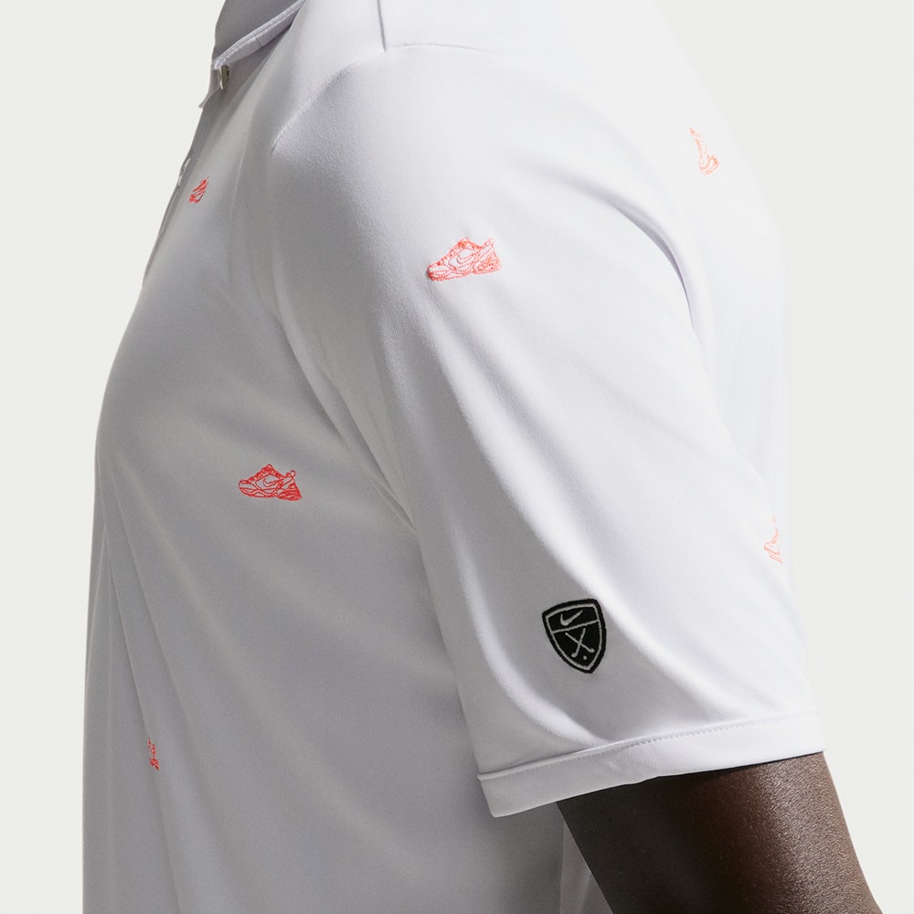 Nike Golf Shirt - NK DF Par 5 Embroidered Polo - White SU26
