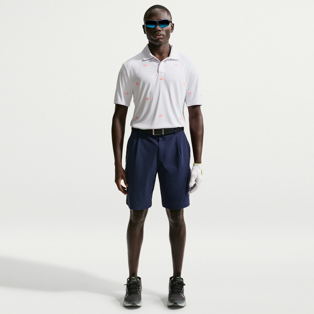 Nike Golf Shirt - NK DF Par 5 Embroidered Polo - White SU26