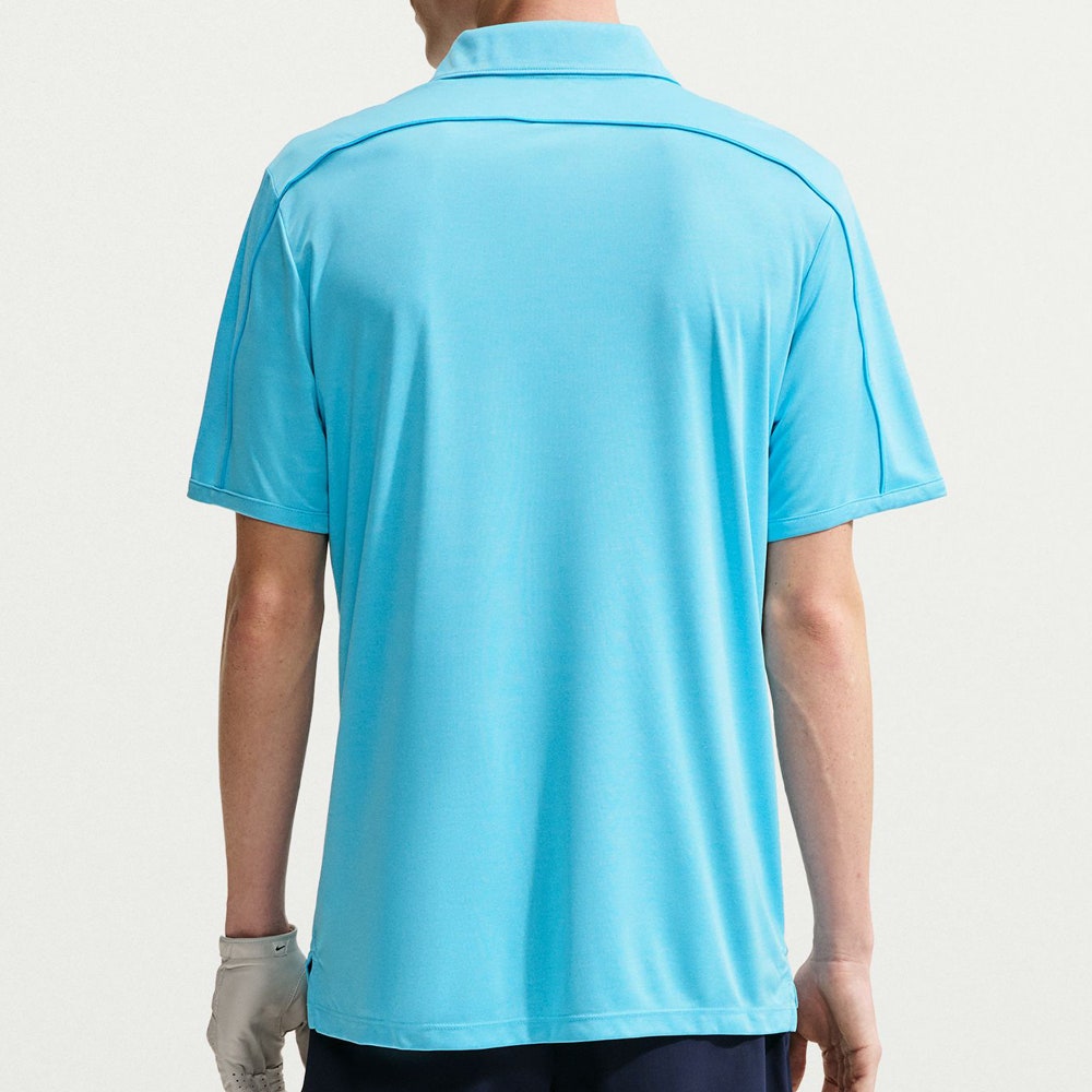 Nike Golf Shirt - NK DF Par 5 Heather Polo - Baltic Blue FA26