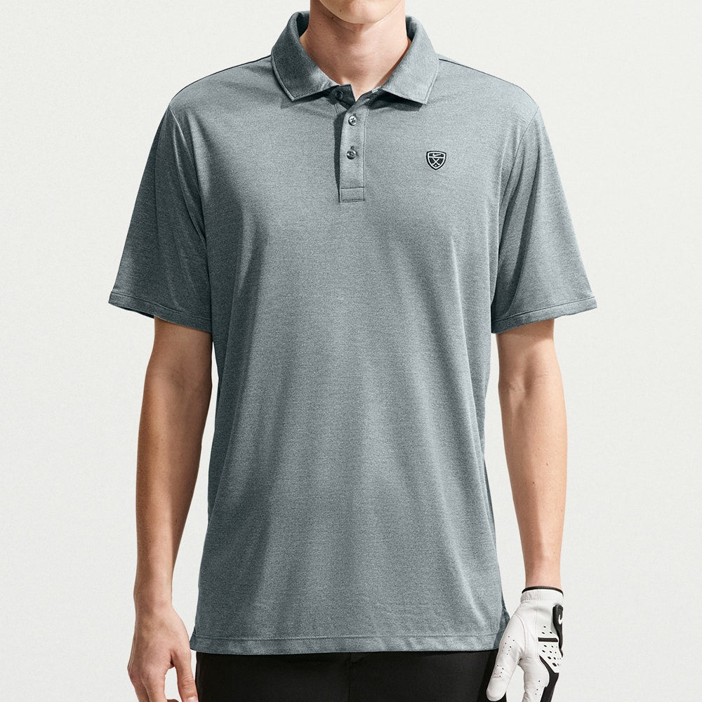 Nike Golf Shirt - NK DF Par 5 Heather Polo - Camo Green FA26