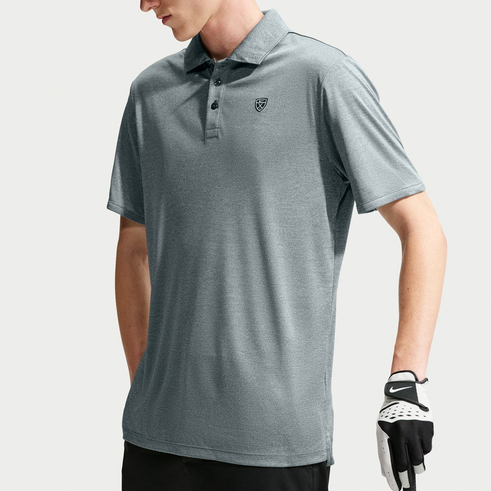Nike Golf Shirt - NK DF Par 5 Heather Polo - Camo Green FA26
