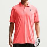Nike Golf Shirt - NK DF Par 5 Heather Polo - Hot Lava SU26